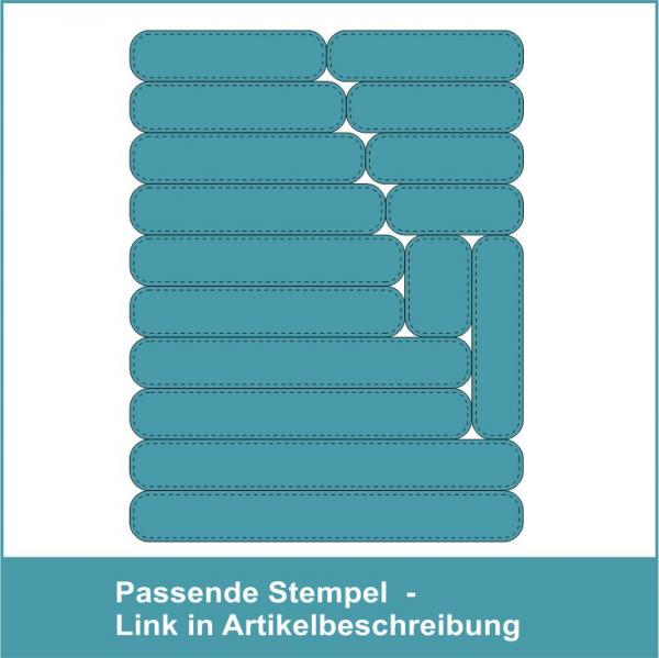 Labelstanze-Aufleger - Stanzschablone